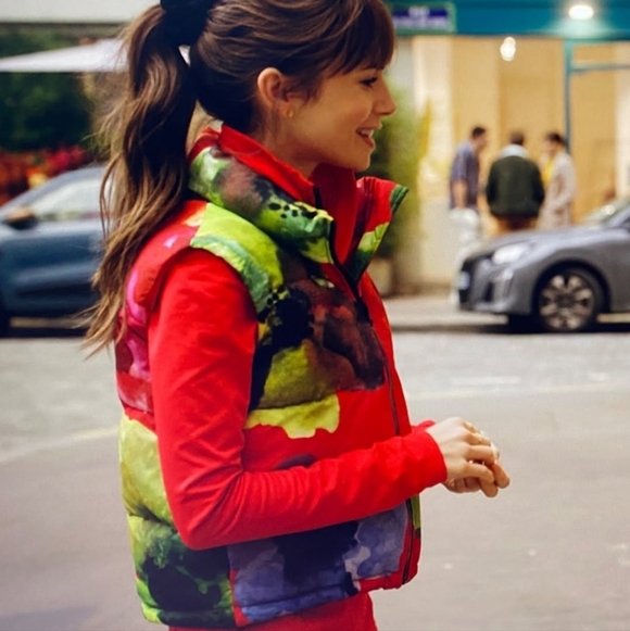 Emily In Paris x Stine Goya Limited Edition Red Floral Dress - Picture 3 of 17